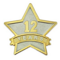 Year of Service Star Pin - 12 Year